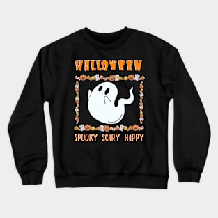 Halloween Boo Kids Crewneck Sweatshirt